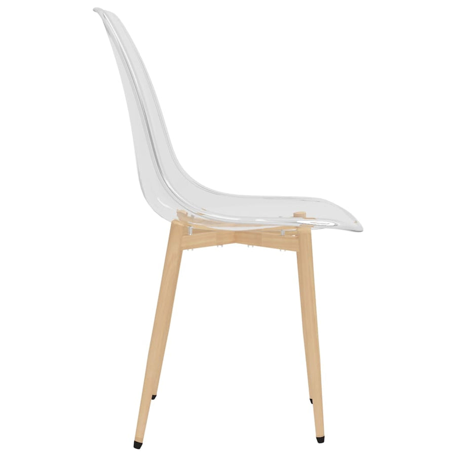 Eetkamerstoelen Pet Transparant 4