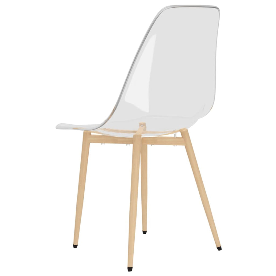 Eetkamerstoelen Pet Transparant 4