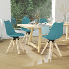 Eetkamerstoelen Draaibaar 4 St Pp Turquoise