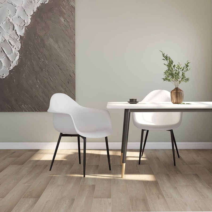 Eetkamerstoelen Pp 2 Wit