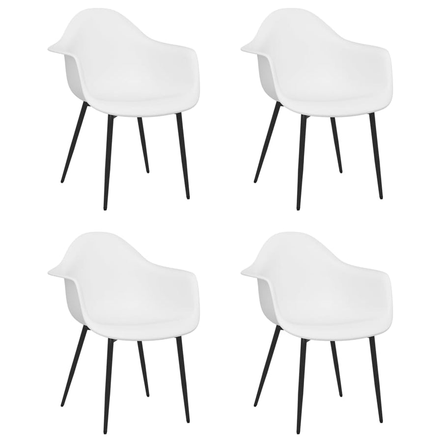 Eetkamerstoelen Pp 4 Wit