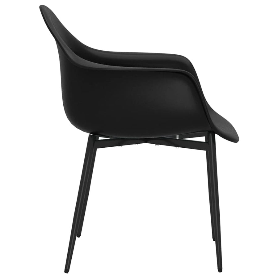 Eetkamerstoelen Pp 4 Zwart