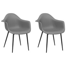 Eetkamerstoelen Pp 2 Grijs