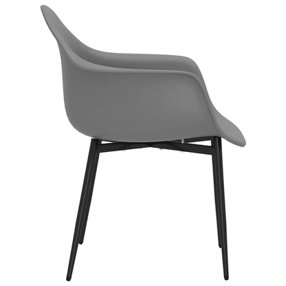 Eetkamerstoelen Pp 2 Grijs