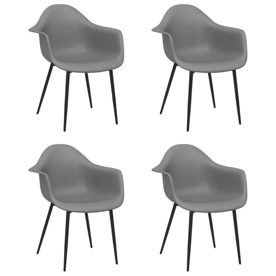 Eetkamerstoelen Pp 4 Grijs