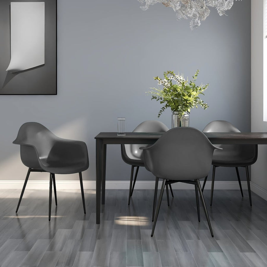 Eetkamerstoelen Pp 4 Grijs