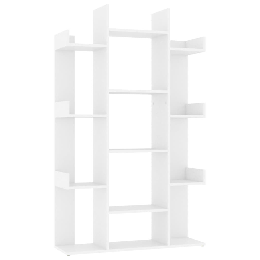 Boekenkast 86X25,5X40 Cm Bewerkt Hout Wit