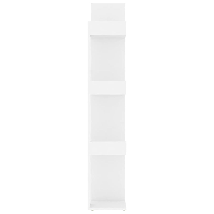 Boekenkast 86X25,5X40 Cm Bewerkt Hout Wit