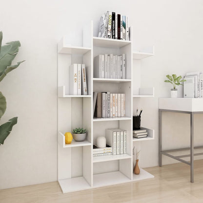 Boekenkast 86X25,5X40 Cm Bewerkt Hout Wit