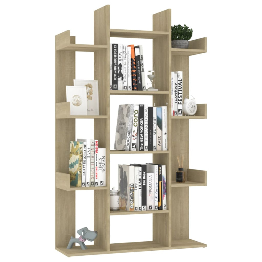 Boekenkast 86X25,5X40 Cm Spaanplaat Kleurig Sonoma eiken