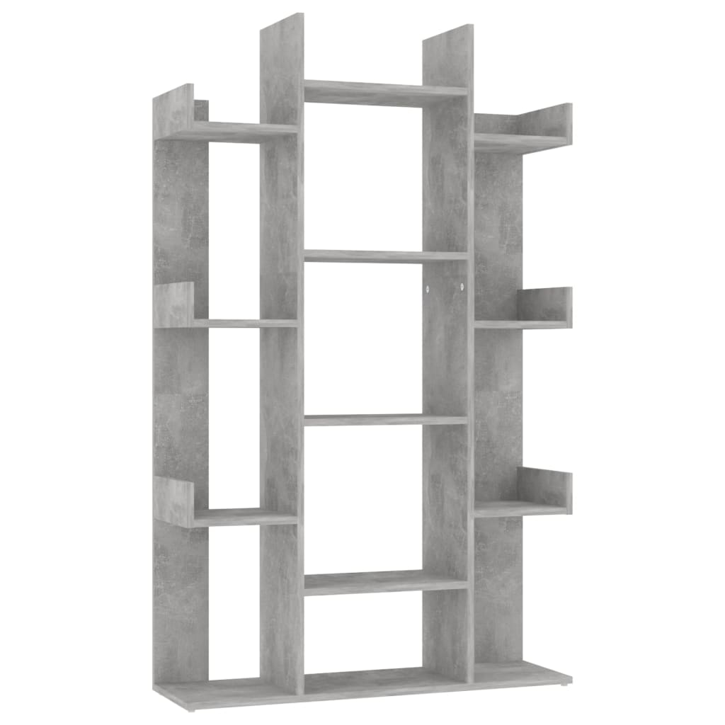 Boekenkast 86X25,5X40 Cm Spaanplaat Betongrijs