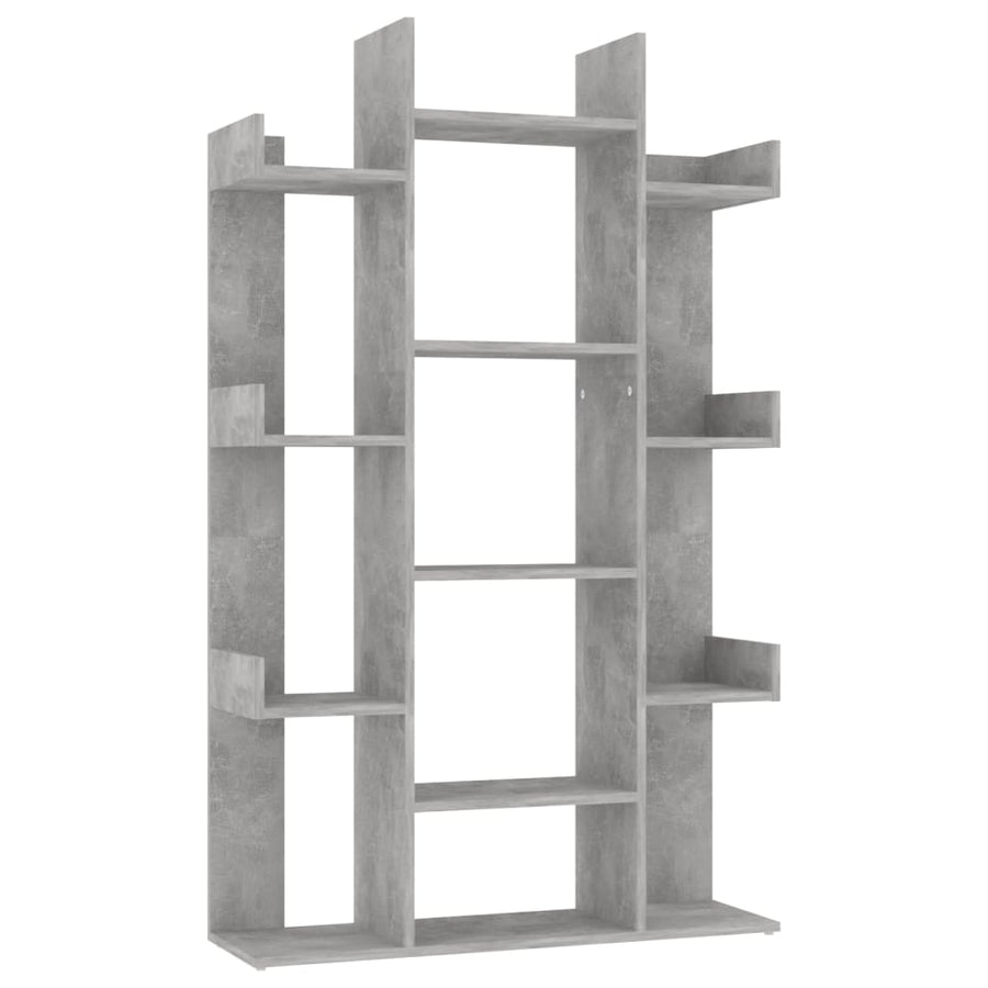 Boekenkast 86X25,5X40 Cm Spaanplaat Betongrijs