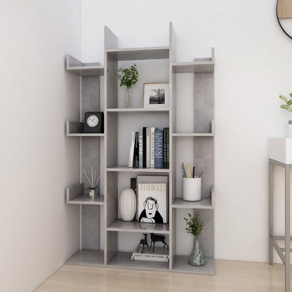 Boekenkast 86X25,5X40 Cm Spaanplaat Betongrijs