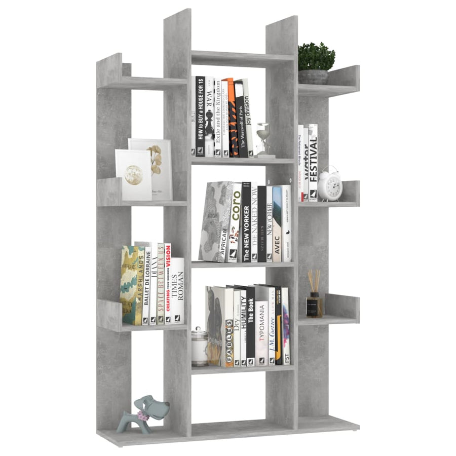 Boekenkast 86X25,5X40 Cm Spaanplaat Betongrijs