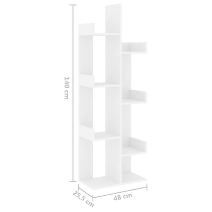 Boekenkast 48X25,5X40 Cm Spaanplaat Wit
