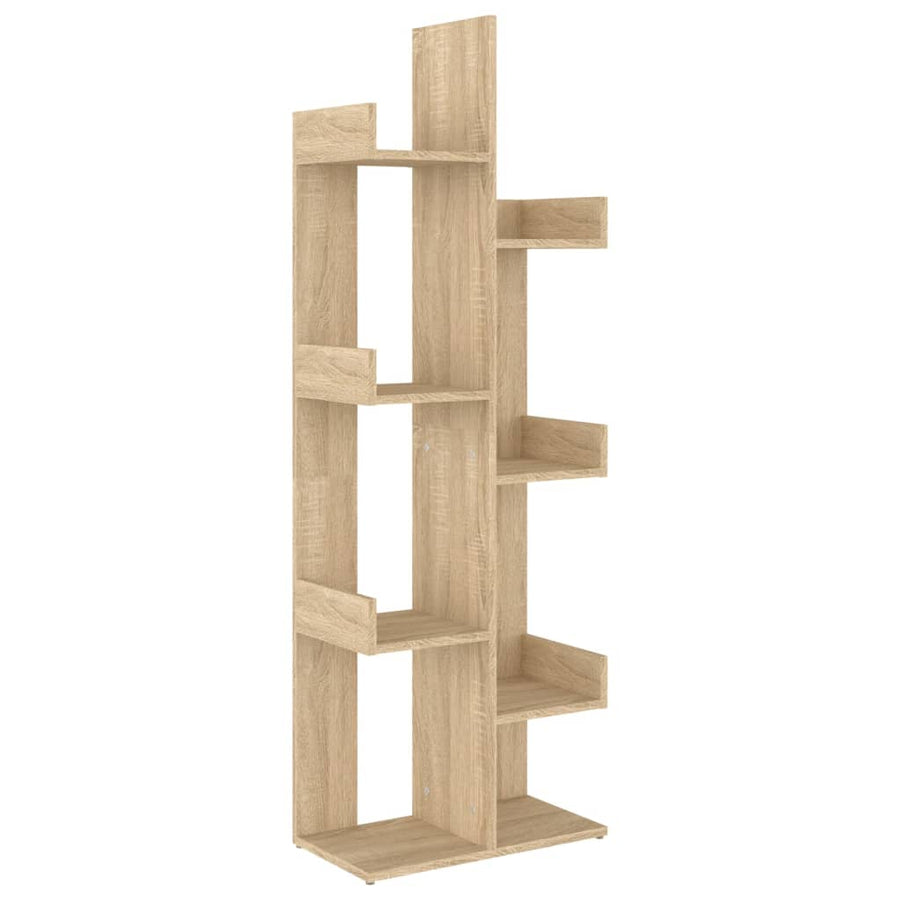 Boekenkast 48X25,5X40 Cm Spaanplaat Kleurig Sonoma eiken
