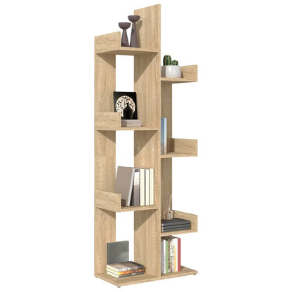 Boekenkast 48X25,5X40 Cm Spaanplaat Kleurig Sonoma eiken