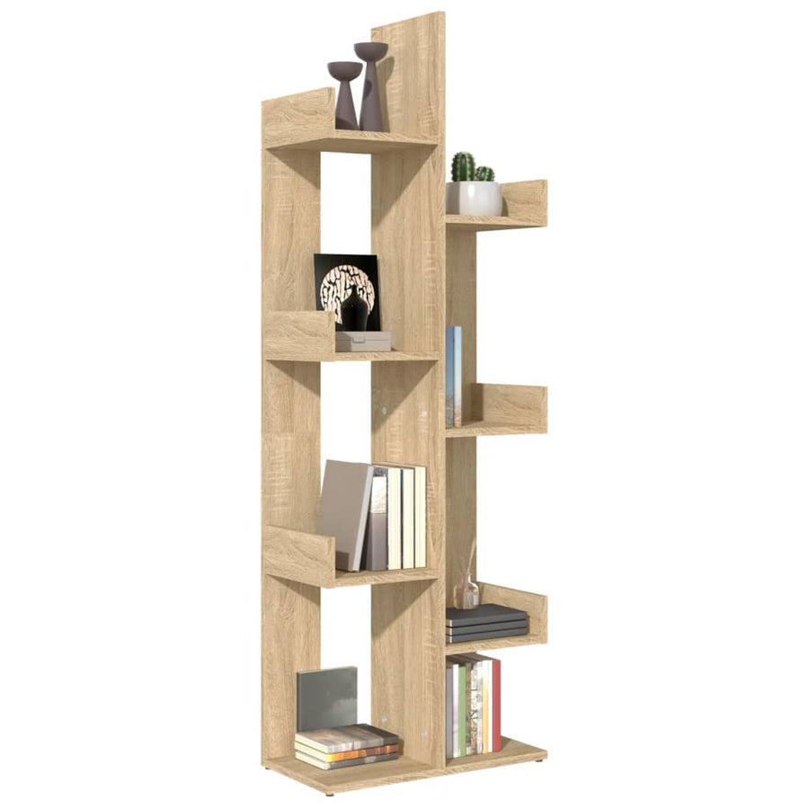Boekenkast 48X25,5X40 Cm Spaanplaat Kleurig Sonoma eiken