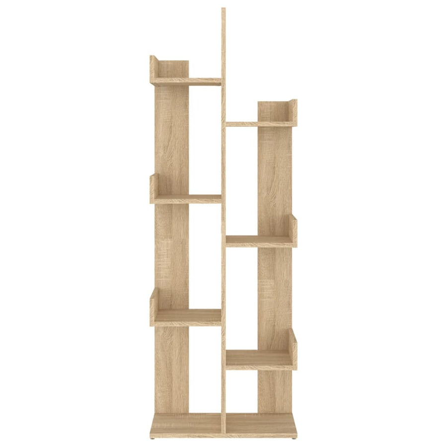 Boekenkast 48X25,5X40 Cm Spaanplaat Kleurig Sonoma eiken