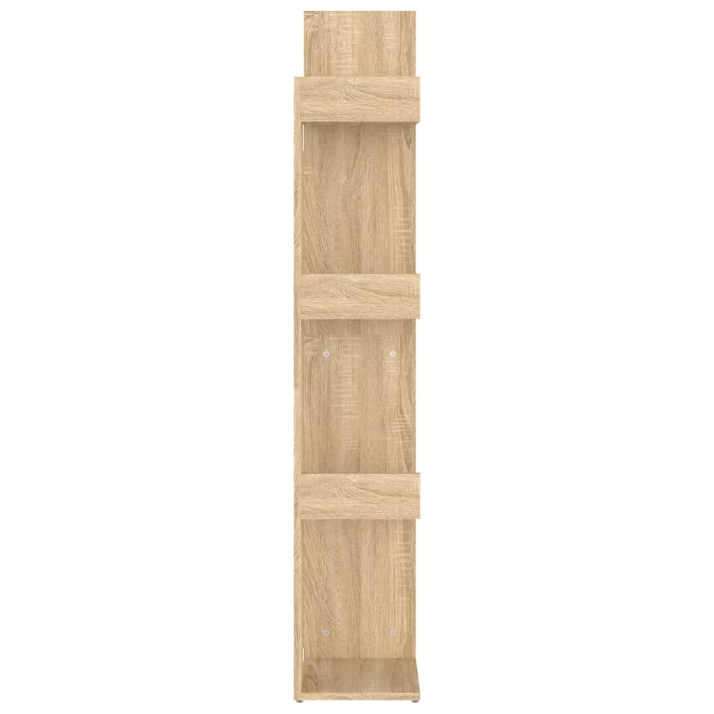Boekenkast 48X25,5X40 Cm Spaanplaat Kleurig Sonoma eiken