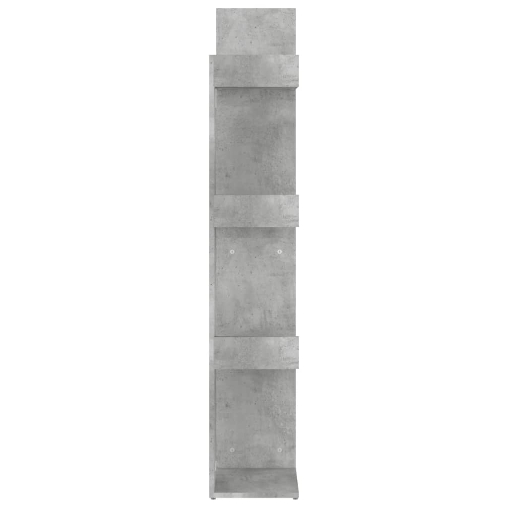 Boekenkast 48X25,5X40 Cm Spaanplaat Betongrijs