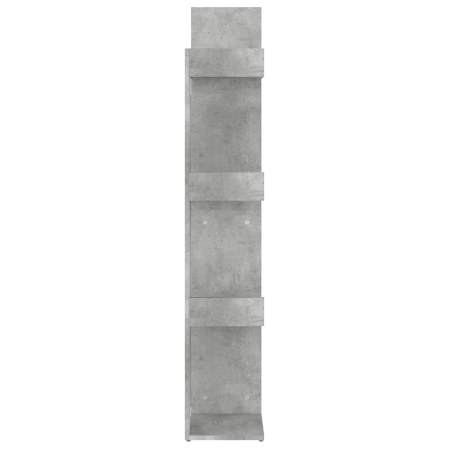 Boekenkast 48X25,5X40 Cm Spaanplaat Betongrijs