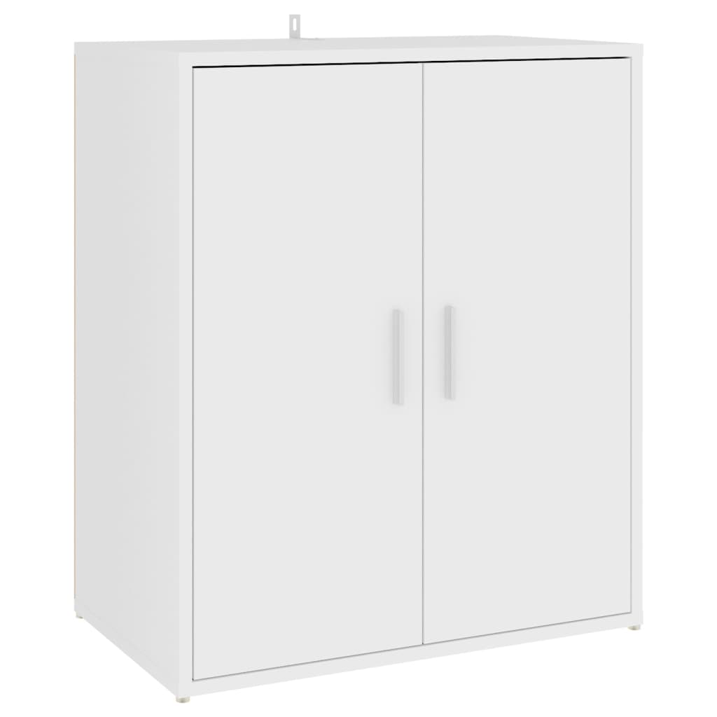 Schoenenkast 60x35x70 cm spaanplaat wit Wit