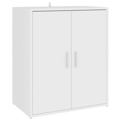 Schoenenkast 60x35x70 cm spaanplaat wit Wit