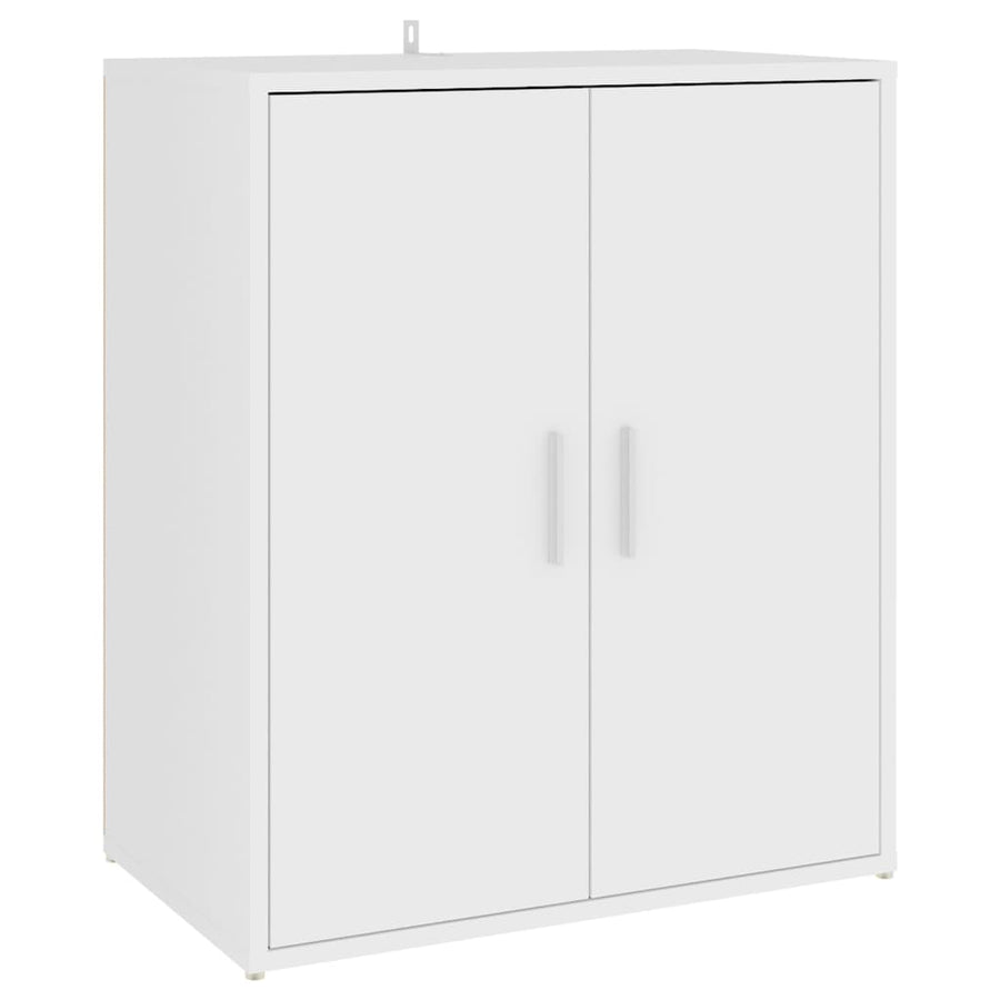 Schoenenkast 60x35x70 cm spaanplaat wit Wit