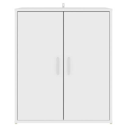 Schoenenkast 60x35x70 cm spaanplaat wit Wit