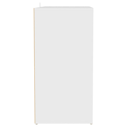 Schoenenkast 60x35x70 cm spaanplaat wit Wit