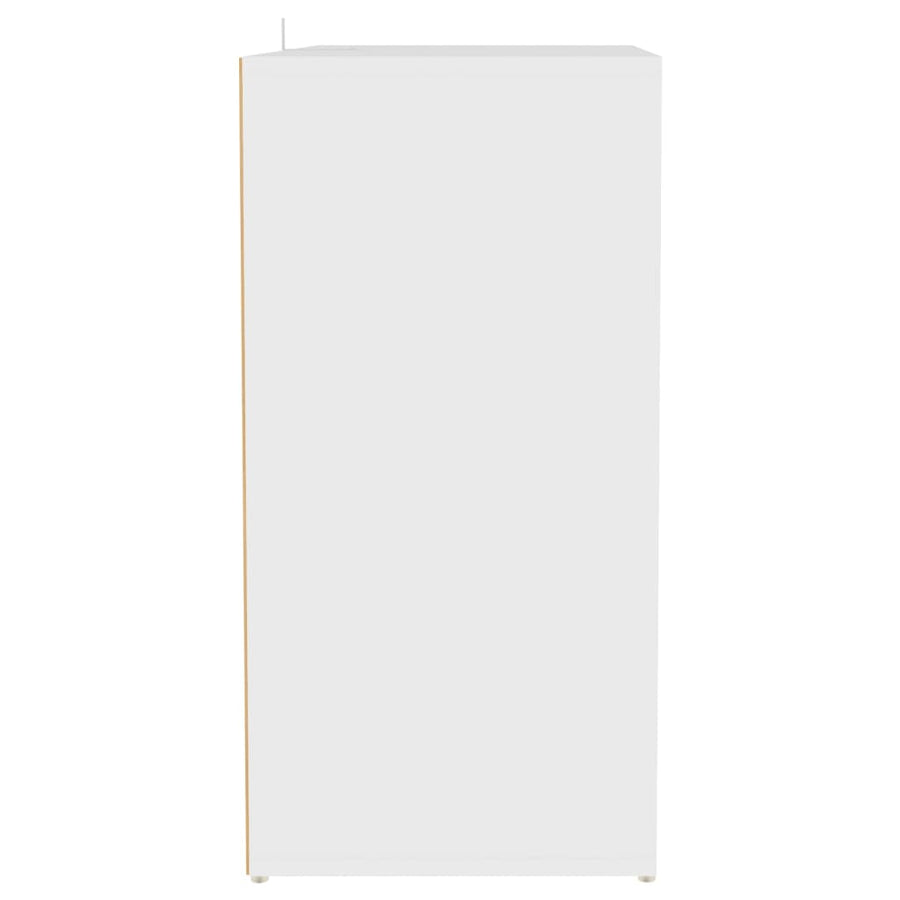 Schoenenkast 60x35x70 cm spaanplaat wit Wit