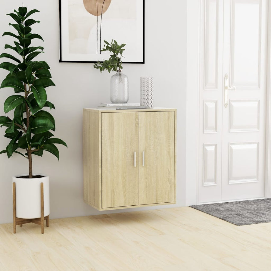 Schoenenkast 60x35x70 cm spaanplaat sonoma eikenkleurig Sonoma eiken