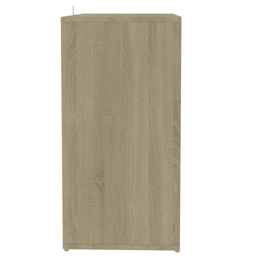 Schoenenkast 60x35x70 cm spaanplaat sonoma eikenkleurig Sonoma eiken
