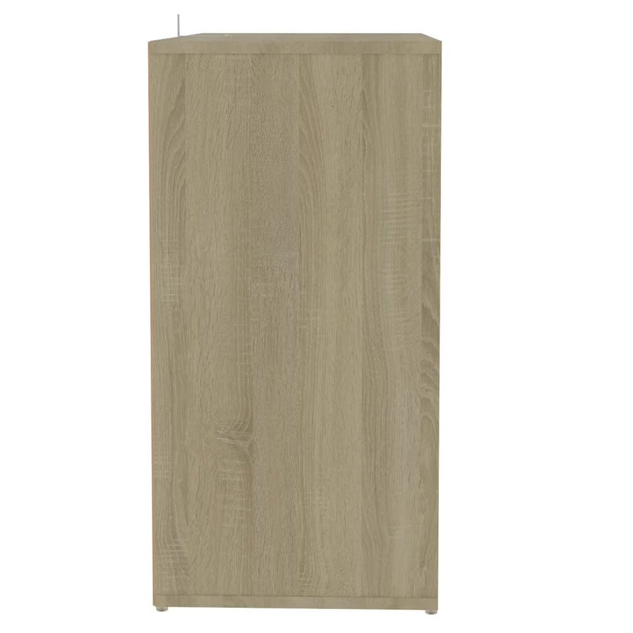 Schoenenkast 60x35x70 cm spaanplaat sonoma eikenkleurig Sonoma eiken