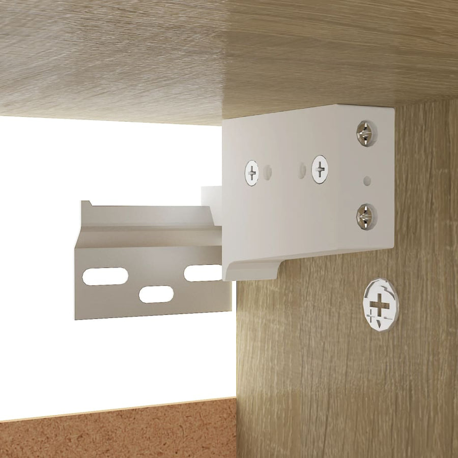 Schoenenkast 60x35x70 cm spaanplaat sonoma eikenkleurig Sonoma eiken