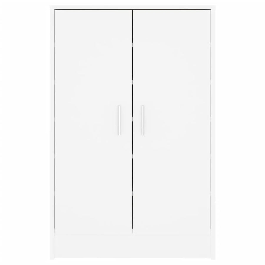 Schoenenkast 60X35X92 Cm Spaanplaat Wit