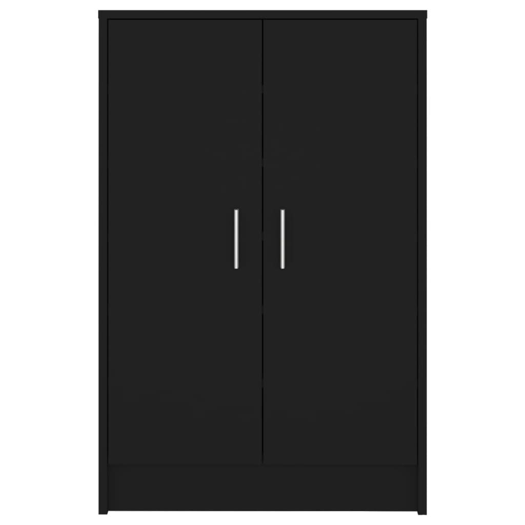 Schoenenkast 60X35X92 Cm Spaanplaat Zwart