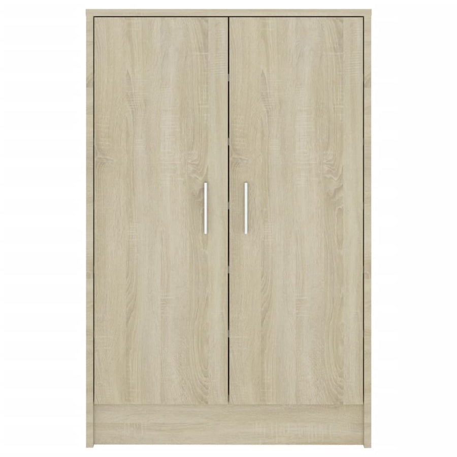 Schoenenkast 60X35X92 Cm Spaanplaat Kleurig Sonoma eiken