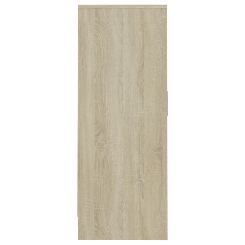 Schoenenkast 60X35X92 Cm Spaanplaat Kleurig Sonoma eiken