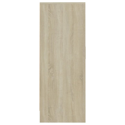 Schoenenkast 60X35X92 Cm Spaanplaat Kleurig Sonoma eiken