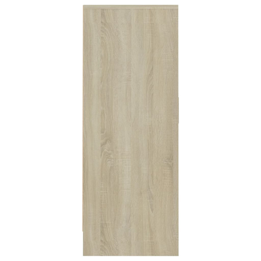 Schoenenkast 60X35X92 Cm Spaanplaat Kleurig Sonoma eiken