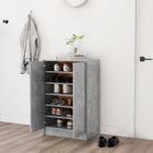 Shoe Cabinet 60x35x92 cm Engineered Wood Concrete Grey