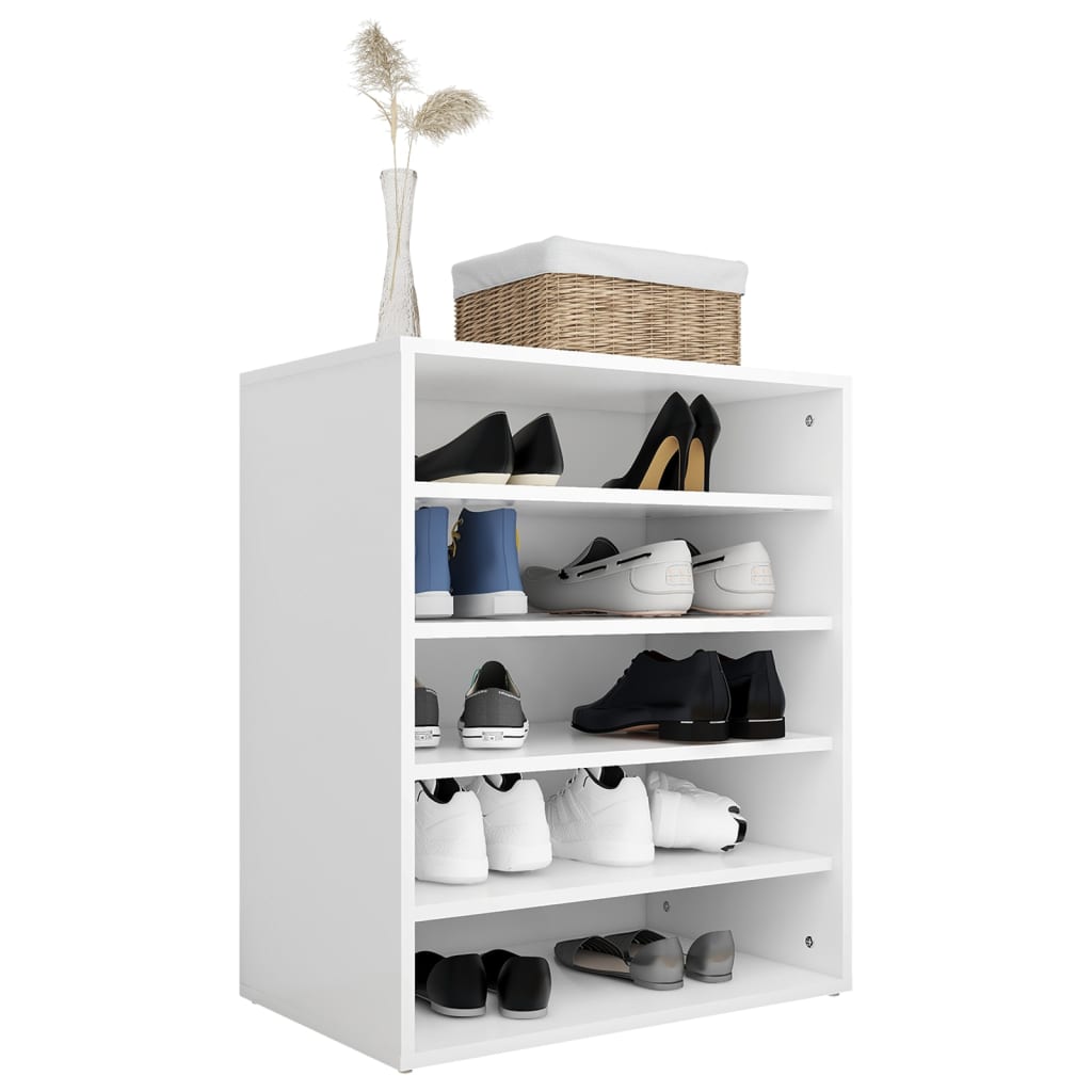 Schoenenkast 60X35X70 Cm Spaanplaat Wit