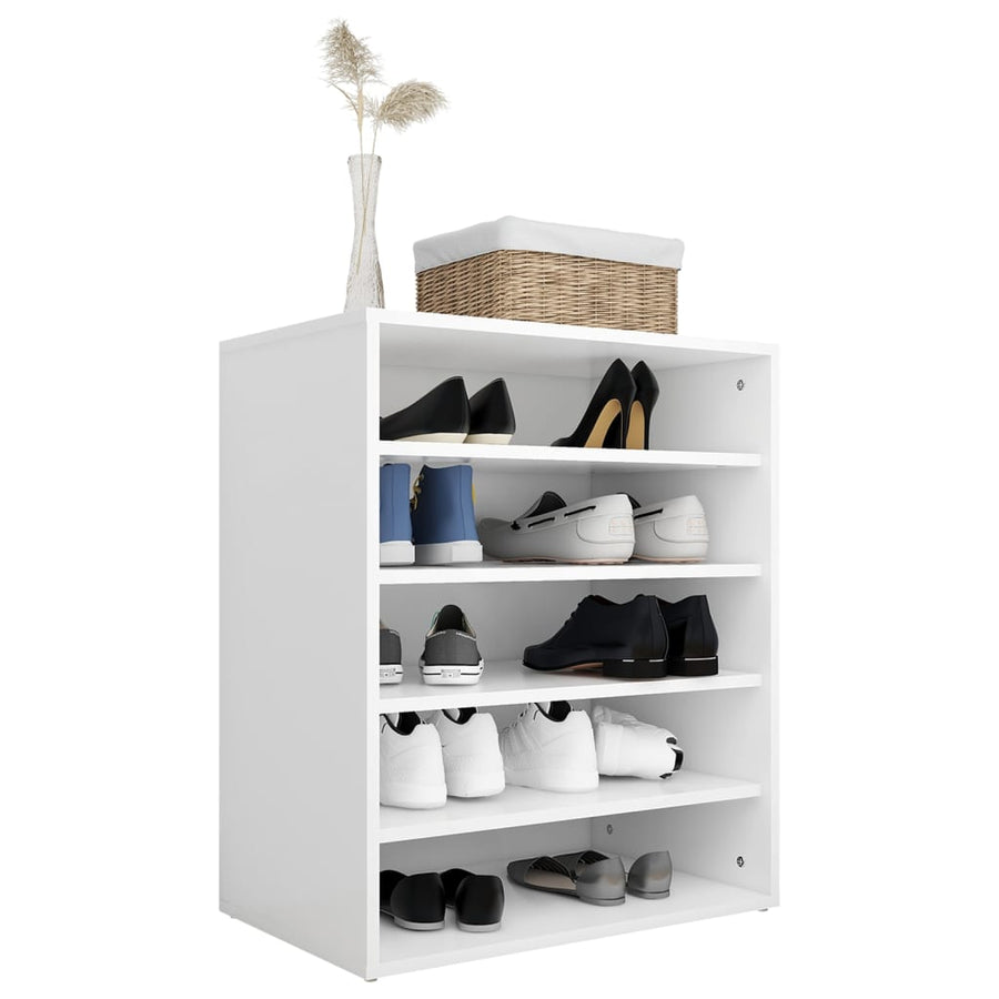 Schoenenkast 60X35X70 Cm Spaanplaat Wit