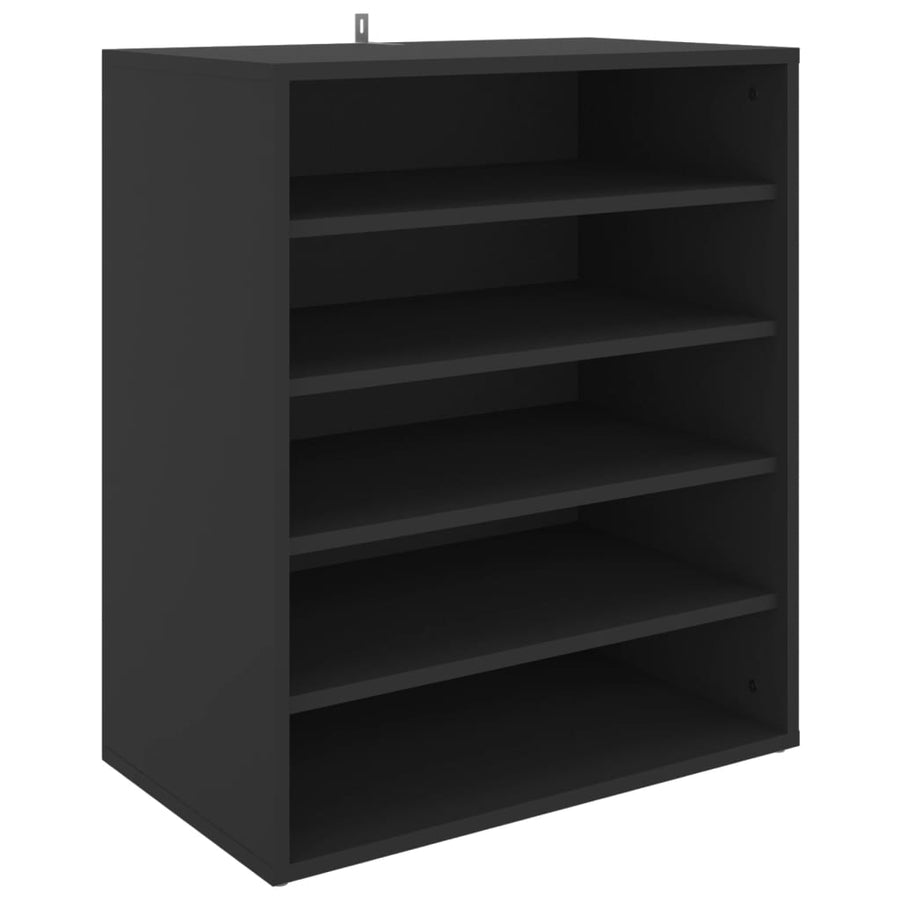 Schoenenkast 60X35X70 Cm Spaanplaat Zwart