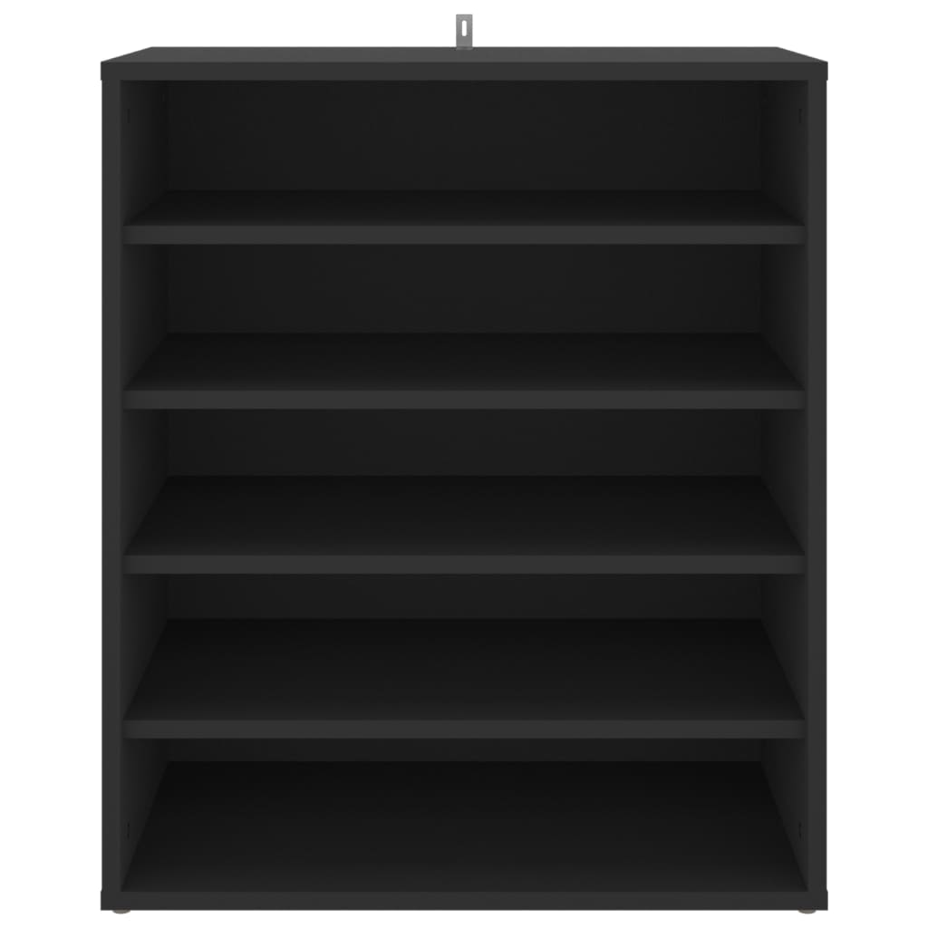 Schoenenkast 60X35X70 Cm Spaanplaat Zwart
