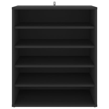 Schoenenkast 60X35X70 Cm Spaanplaat Zwart