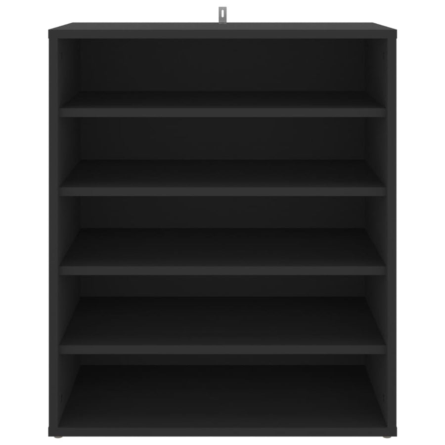 Schoenenkast 60X35X70 Cm Spaanplaat Zwart