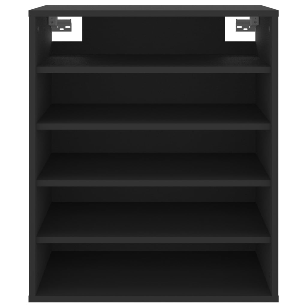 Schoenenkast 60X35X70 Cm Spaanplaat Zwart